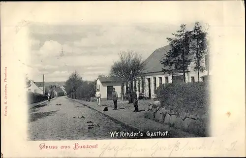 Ak Busdorf in Schleswig Holstein, Ww. Rehder's Gasthof