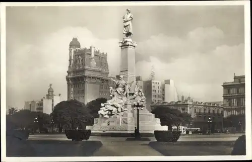 Ak Buenos Aires Argentinien, Columbus Denkmal