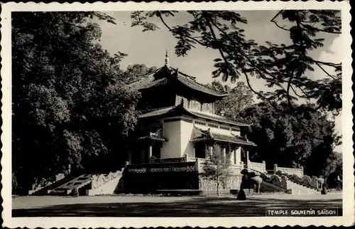 Ak Saigon Cochinchine Vietnam, Temple Souvenia