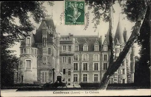 Ak Combreux Loiret, Le Château