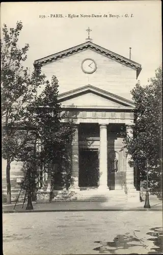 Ak Paris Reuilly, Église Notre Dame de Bercy