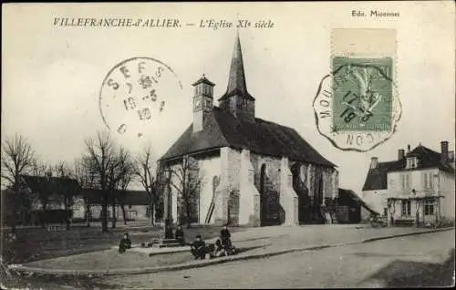 Ak Villefranche d'Allier, L'Eglise