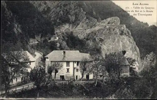 Ak Vallée du Queyras Hautes-Alpes, La Maison du Roi et la Route des Tourniquets
