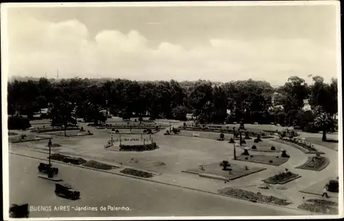 Ak Buenos Aires Argentinien, Jardines de Palermo