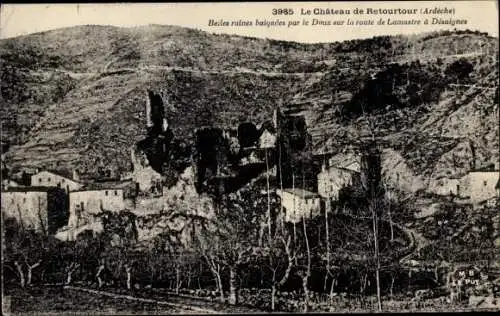 Ak Désaignes Ardèche, Le Château de Retourtour