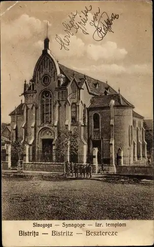Judaika Ak Bistrița Bistritz Rumänien, Sinagoga, Synagoge