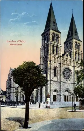 Ak Landau in der Pfalz, Marienkirche