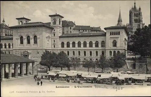 Ak Lausanne Kt. Waadt Schweiz, L'Université