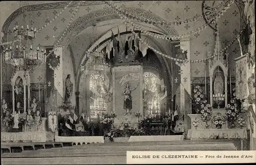 Ak Clézentaine Meurthe et Moselle, Fete de Jeanne d'Arc