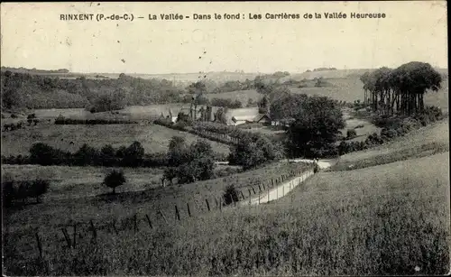 Ak Rinxent Pas de Calais, La Vallee, Carrieres de la Vallee Heureuse