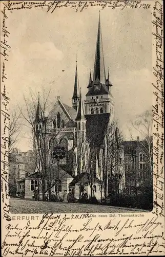 Ak Erfurt in Thüringen, St. Thomaskirche