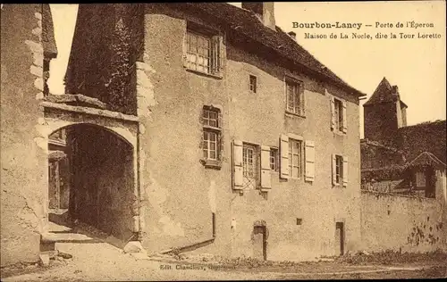 Ak Bourbon Lancy Saône et Loire, Porte de l'Éperon