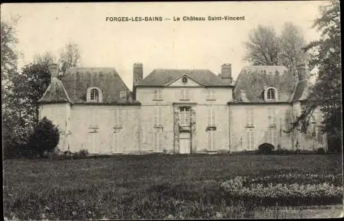 Ak Forges les Bains Essonne, Vue du Château Saint Vincent