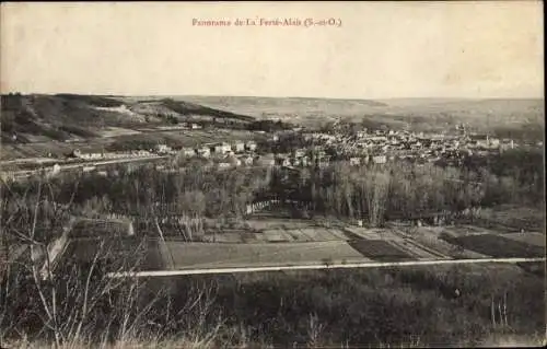 Ak La Ferté Alais Essonne, Panorama