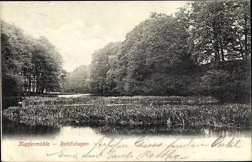 Ak Rohlfshagen Rümpel in Schleswig Holstein, Kupfermühle, Landschaftspanorama