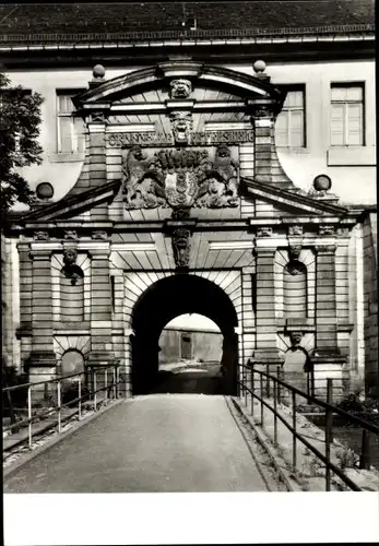 Ak Erfurt Thüringen, Festung Petersberg, Portal