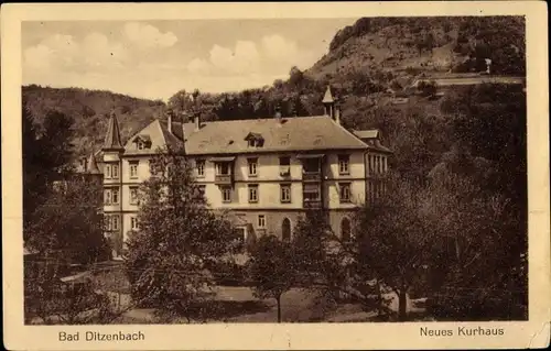 Ak Bad Ditzenbach in Baden Württemberg, Neues Kurhaus