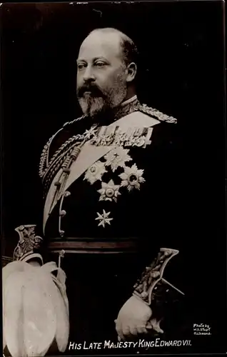 Ak König Eduard VII. von England, King Edward VII.