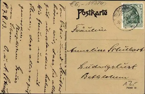 Ak Parchim in Mecklenburg Vorpommern, Buchholz Allee