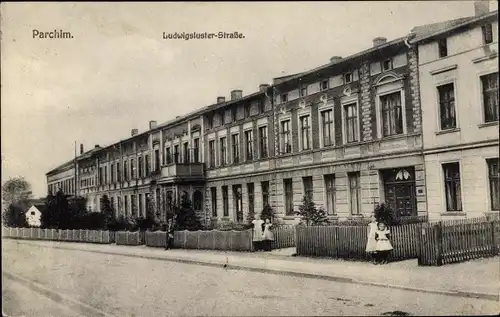 Ak Parchim in Mecklenburg Vorpommern, Ludwigsluster Straße