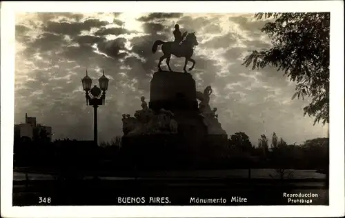 Ak Buenos Aires Argentinien, Monumento Mitre