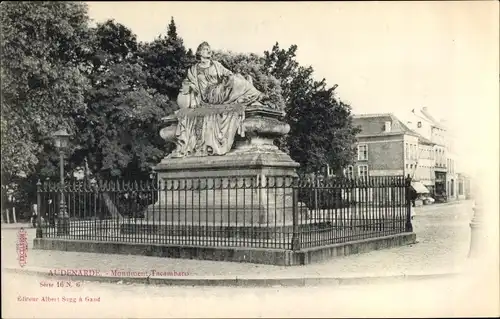 Ak Oudenaarde Ostflandern, Monument Tacambaro