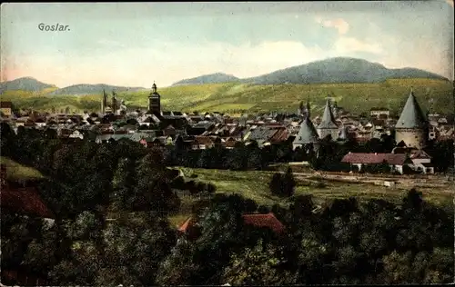 Ak Goslar in Niedersachsen, Gesamtansicht