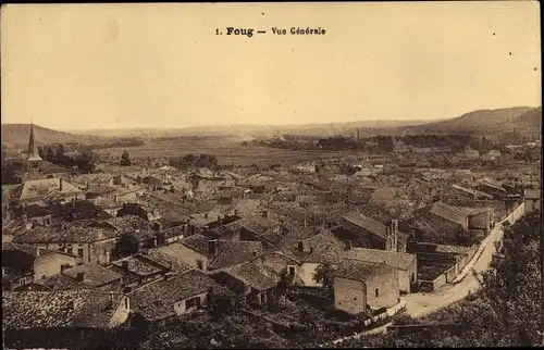 Ak Foug Lothringen Meurthe et Moselle, Vue générale