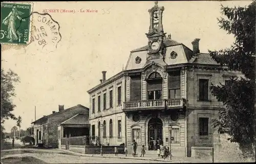 Ak Mussey Lothringen Meuse, La Mairie