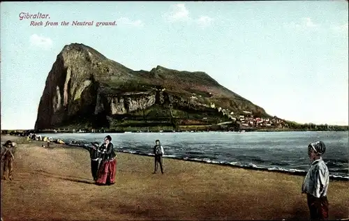 Ak Gibraltar, Rock from the Neutral ground, beach