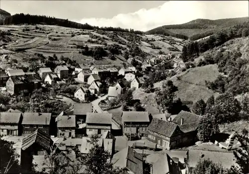 Ak Pappenheim Kleinschmalkalden Floh Seligenthal Thüringen, Ebersbachtal und Talstraße, Panorama