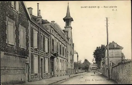 Ak Saint Diezier Haute Marne, Rue Lalande