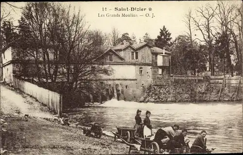 Ak Saint Diezier Haute Marne, Le Grands Moulins