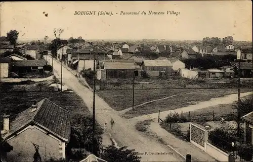 Ak Bobigny Seine Saint Denis, Panorama du Nouveau Village