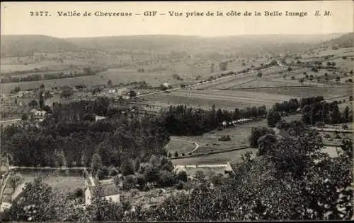 Ak Gif Essonne, Vue prise de la côte de la Belle Image