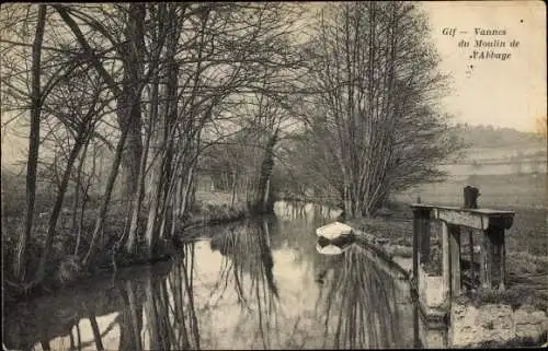 Ak Gif Essonne, Vannes du Moulin de l'Abbaye