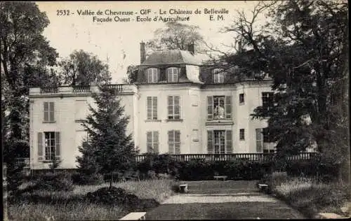 Ak Gif Essonne, Le Château de Belleville