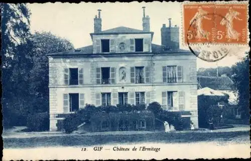 Ak Gif Essonne, Château de l'Ermitage