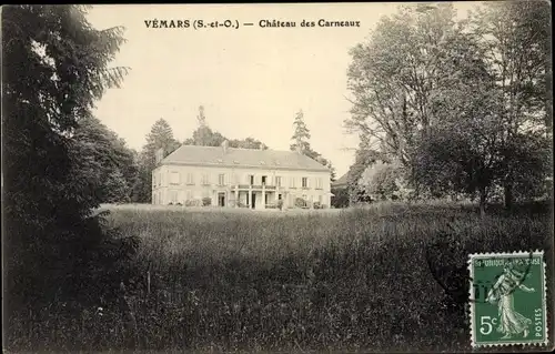 Ak Vemars Val d'Oise, Chateau des Carneaux