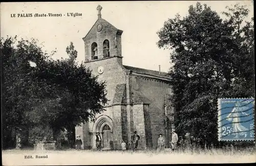 Ak Le Palais Haute Vienne, Eglise