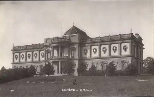 Ak Genève Genf Stadt, chateau L'Ariana