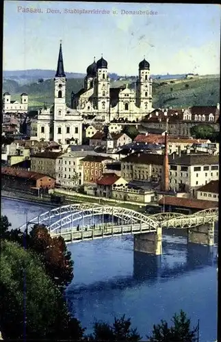 10 alte Ak Passau in Niederbayern, diverse Ansichten