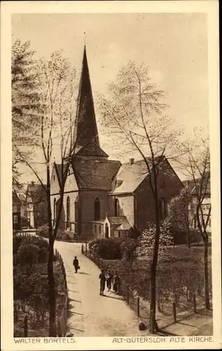 Ak Gütersloh in Westfalen, Alte Kirche