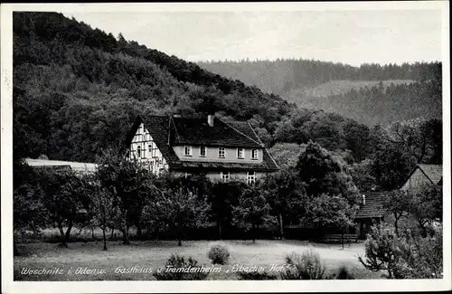 Ak Weschnitz Fürth im Odenwald Hessen, Gasthaus und Fremdenheim Erbacher Hof
