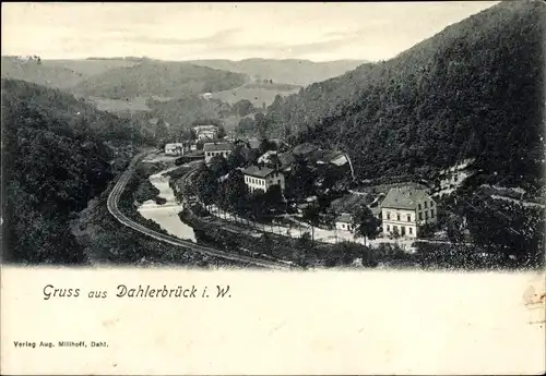 Ak Dahlerbrück Schalksmühle Märkischer Kreis, Panorama