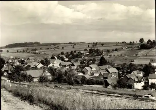 Ak Waffenrod Hinterrod Eisfeld in Thüringen, Panorama vom Ort