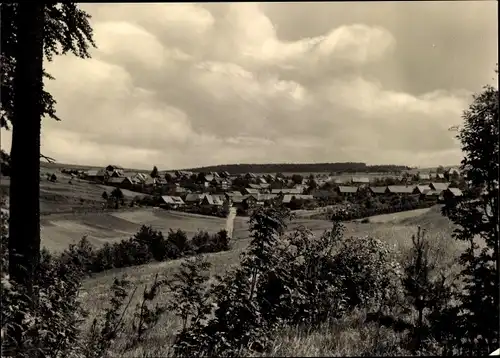 Ak Eisfeld in Thüringen, Panorama vom Ort