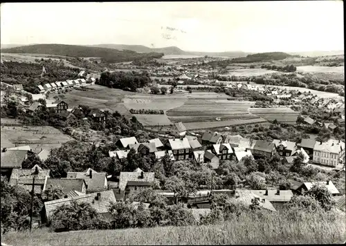 Ak Geraberg Geratal in Thüringen, Panorama vom Ort