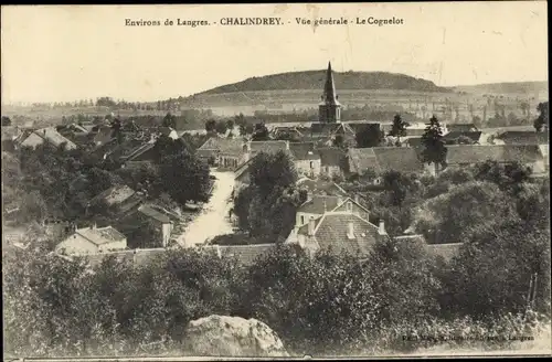 Ak Chalindrey Haute Marne, Vue Generale, Le Cognelot