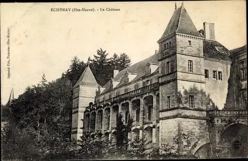 Ak Echenay Haute Marne, Le Chateau